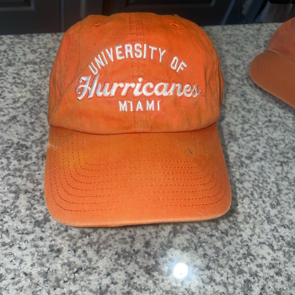 University of Miami Hurricanes Hat - Buckle Strap